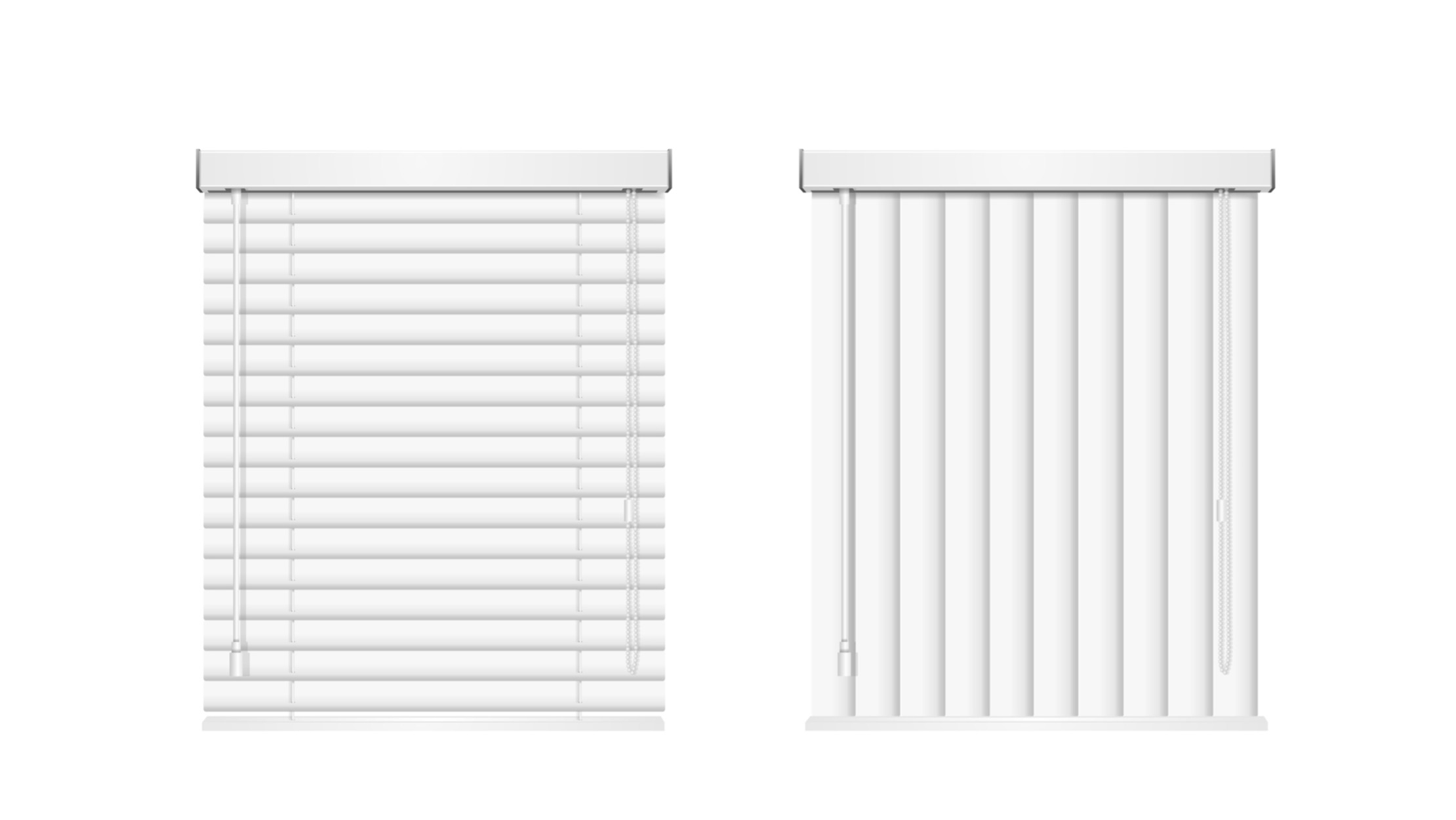 Vertical or Horizontal Blinds Graphic